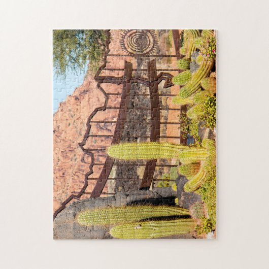 Cactus Garden Utah. Legpuzzel (Verticaal)
