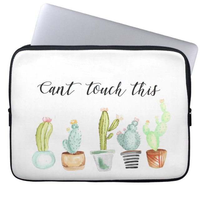 Cactus Garden | WATERVERF Laptop Sleeve (Voorkant)