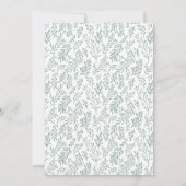 Cactus Garden Wedding Kaart (Achterkant)