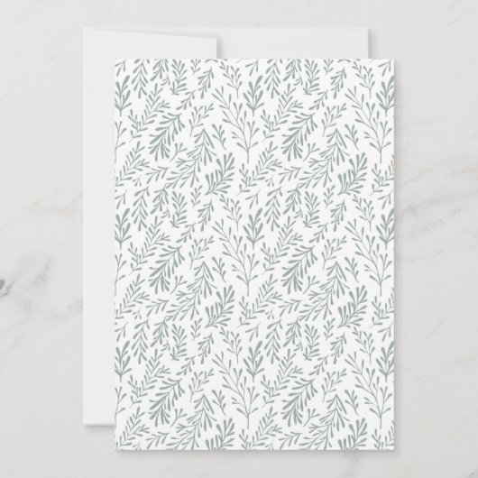 Cactus Garden Wedding Kaart (Achterkant)