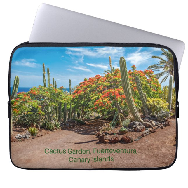 Cactus Garen, Fuerteventura, Canarische Eilanden, Laptop Sleeve (Voorkant)