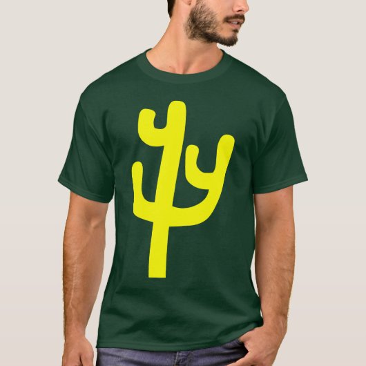 Cactus - Geel T-shirt (Voorkant)