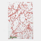 Cactus Geïnspireerde Abstracte keukenhanddoeken (Verticaal)