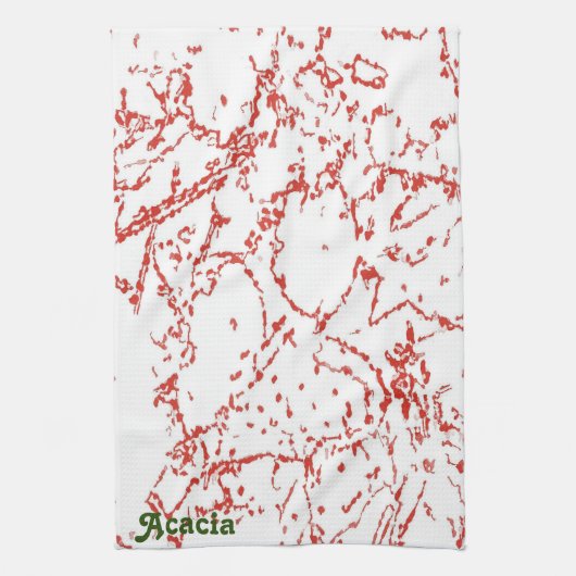 Cactus Geïnspireerde Abstracte keukenhanddoeken (Verticaal)