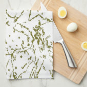 Cactus Geïnspireerde Abstracte keukenhanddoeken ui (Quarter Fold)