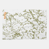 Cactus Geïnspireerde Abstracte keukenhanddoeken ui (Horizontaal)