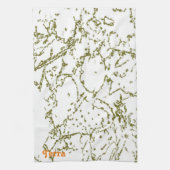 Cactus Geïnspireerde Abstracte keukenhanddoeken ui (Verticaal)