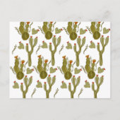 Cactus Gender onthullen DIY Faux-krassen Aankondigingskaart (Achterkant)