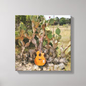 Cactus gitaar canvas afdruk (Voorkant)