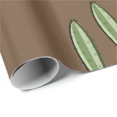 Cactus Glanzend Inpakpapier (Rol Hoek)