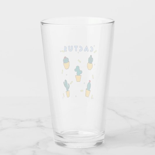 Cactus Glas (Achterkant)