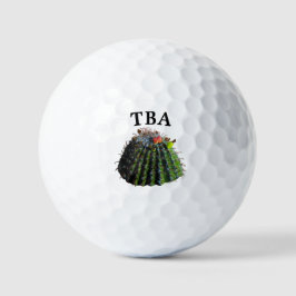 Cactus Golf Balls - Optionele personalisatie Golfballen