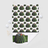Cactus Golf Towel - Gepersonaliseerd monogram Golfhanddoek (Insitu)