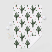 Cactus Golfhanddoek