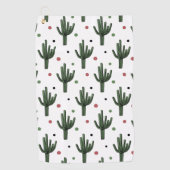Cactus Golfhanddoek (Voorkant)
