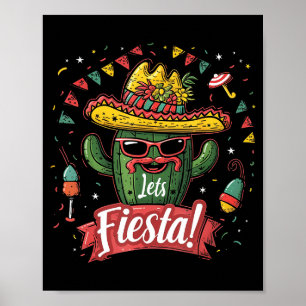 Cactus - Grappige Cinco De Mayo Mannen Vrouwen Mex Poster