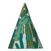 Cactus Green Herhaalde  Textuur Feesthoedjes (Rechts)