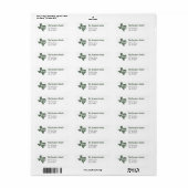 Cactus Green Texas Heart Etiket (Full Sheet)