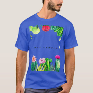 Cactus Groeiend ontwerp T-shirt
