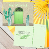 Cactus Groene Deur We hebben de aankondiging verpl Briefkaart