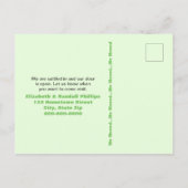 Cactus Groene Deur We hebben de aankondiging verpl Briefkaart (Achterkant)