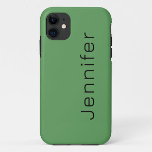 Cactus Groene Stevige Kleur Minimalistische naam Case-Mate iPhone Case