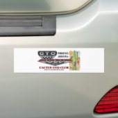 Cactus GTO Club Bumpersticker (Op auto)