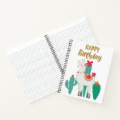 Cactus Happy Birthday Notitieboek (Binnen)