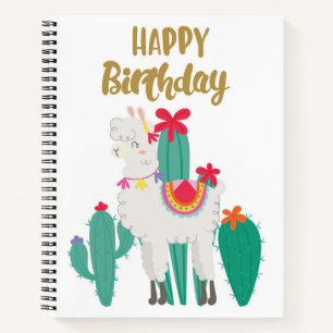 Cactus Happy Birthday Notitieboek