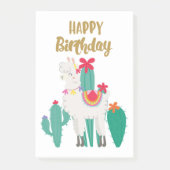 Cactus Happy Birthday Post-it® Notes (Voorkant)