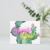 Cactus Hartelijk dank Briefkaart (Staand voorkant)