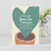 Cactus Heart Plant Fiesta Birthday (Staand voorkant)