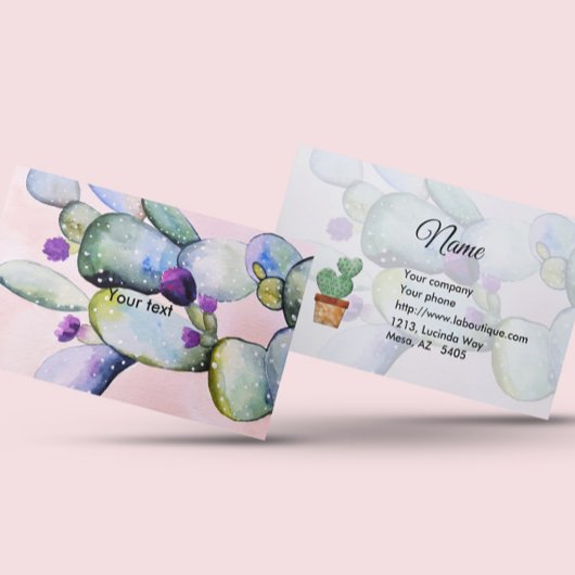 Cactus Heart Visitekaartje