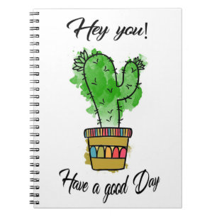 Cactus heeft een goede dag notitieboek