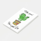 Cactus heeft een goede dag post-it® notes (Schuin)