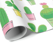 cactus hemel cadeaupapier (Rol Hoek)