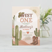 Cactus Hoe het Westen was een verjaardagsfeestje C Kaart (Staand voorkant)