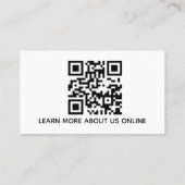 Cactus Home Design Plant  Visitekaartje (Achterkant)