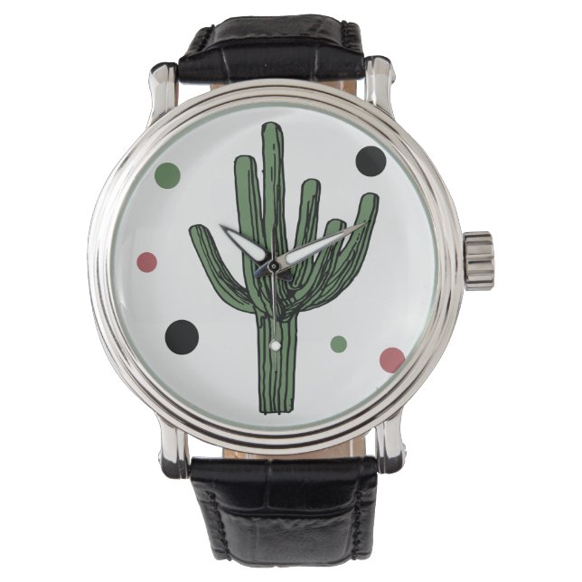 Cactus Horloge (Voorkant)