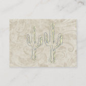 Cactus Hotel Accommodatie Enclosure Cards Informatiekaartje (Achterkant)
