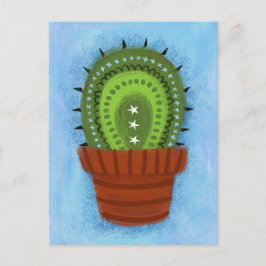 Cactus Houseplant Briefkaart