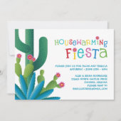 Cactus Housewarming Fiesta Party Kaart (Voorkant)