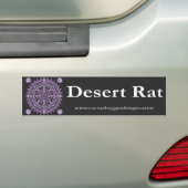 Cactus Hugger Bumpersticker (Op auto)