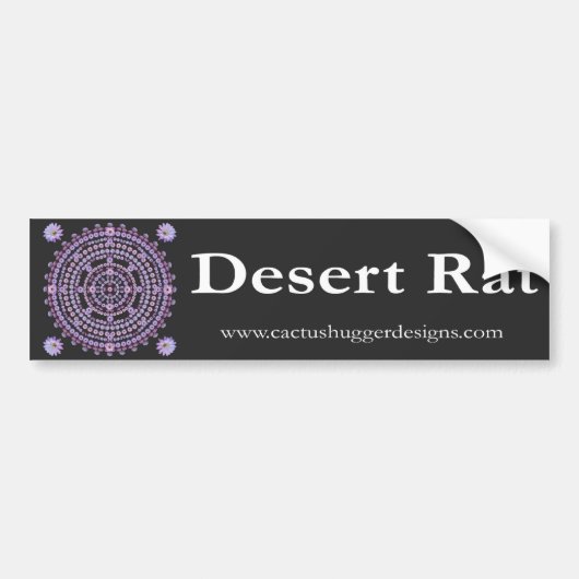 Cactus Hugger Bumpersticker (Voorkant)
