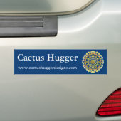 Cactus Hugger Bumpersticker met Barrel Cactus 2A (Op auto)