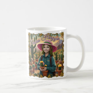 Cactus Hugger Coffee Mok – Whimsical Desert Garden