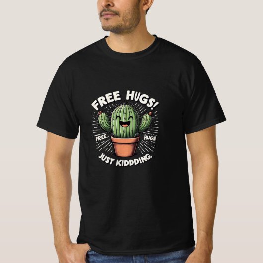 Cactus Hugs T-shirt (Voorkant)