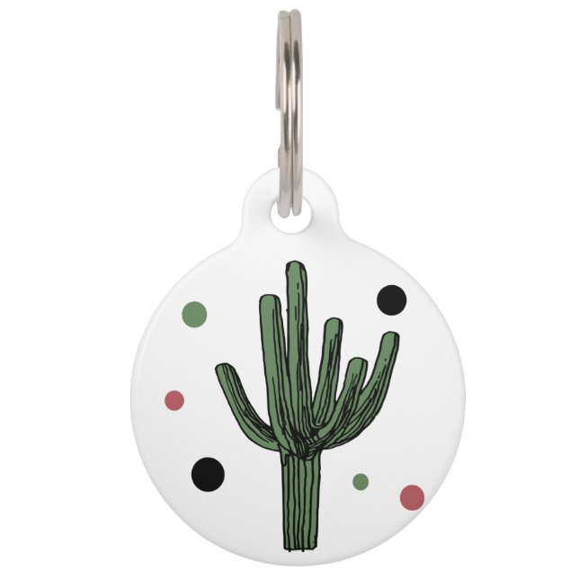 Cactus Huisdierpenning (Voorkant)