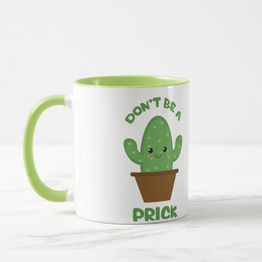 Cactus Humor - Funny Novelty Mok (Links)