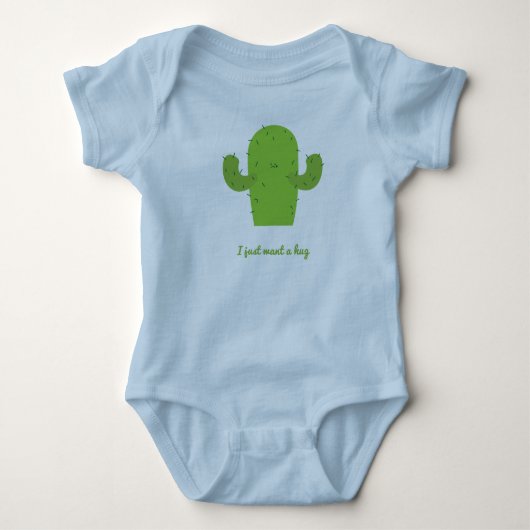 Cactus - 'Ik wil gewoon een knuffel' Top voor baby (Voorkant)